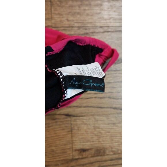 AQUA GREEN Shaping Slimming One-Piece Swimsuit Women's Size XL - Picture 3 of 4